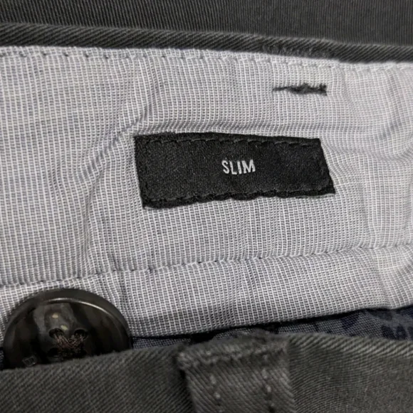 Bonobos Slim Straight Leg Pants 33x32 Gray Weekend Casual Chino - Picture 4 of 11